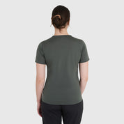Womens 3 Peaks Merino Blend T-Shirt (Urban Chic/Lime)
