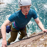 Fjern Womens Tpeaks Merino Blend T-shirt (Petrol/Arctic)