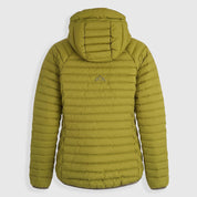 Womens Aktiv II Down Hooded Jacket (Cardamom Seed/Winter Moss) ✦AI