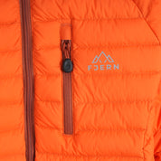 Womens Aktiv II Down Hooded Jacket (Koi/Baked Clay)