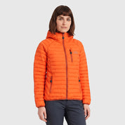 Womens Aktiv II Down Hooded Jacket (Koi/Baked Clay) ✦AI