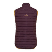 Fjern Womens Aktiv II Down Gilet (Aubergine/Mustard)