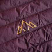 Fjern Womens Aktiv II Down Gilet (Aubergine/Mustard)