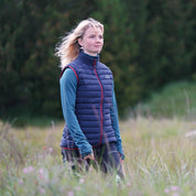 Fjern Womens Aktiv II Down Gilet (Navy/Rust)