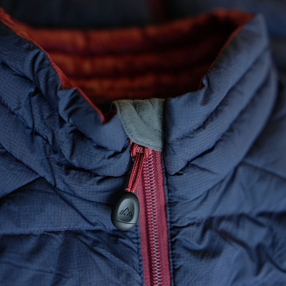 Fjern Womens Aktiv II Down Gilet (Navy/Rust)