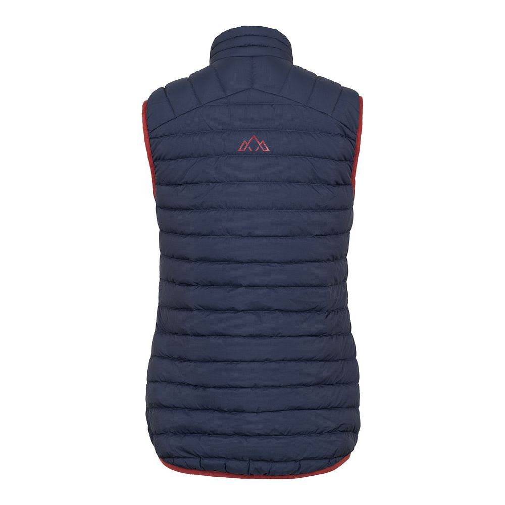 Fjern Womens Aktiv II Down Gilet (Navy/Rust)
