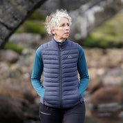 Fjern Womens Aktiv II Down Gilet (Storm Grey/Charcoal)