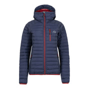 Fjern Womens Aktiv II Down Hooded Jacket (Navy/Rust)
