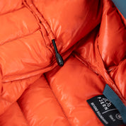 Fjern Womens Aktiv II Down Hooded Jacket (Petrol/Orange)