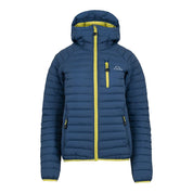 Fjern Womens Aktiv II Down Hooded Jacket (Poseidon/Citrus)