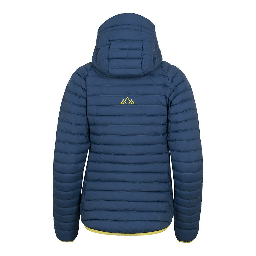 Fjern Womens Aktiv II Down Hooded Jacket (Poseidon/Citrus)