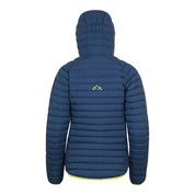 Fjern Womens Aktiv II Down Hooded Jacket (Poseidon/Citrus)