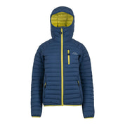 Fjern Womens Aktiv II Down Hooded Jacket (Poseidon/Citrus)