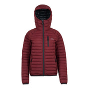 Fjern Womens Aktiv II Down Hooded Jacket (Rust/Charcoal)