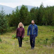 Fjern Womens Aktiv II Jacket (Aubergine/Mustard)