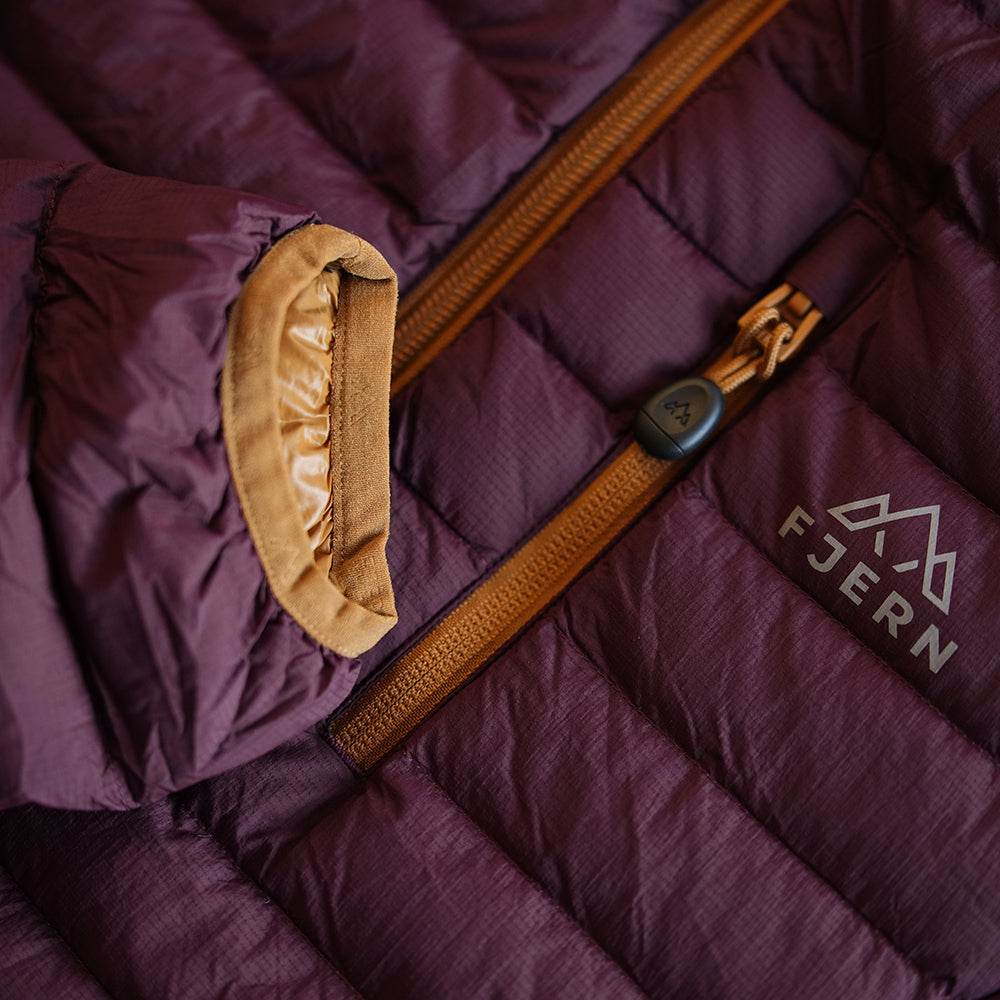 Fjern Womens Aktiv II Jacket (Aubergine/Mustard)