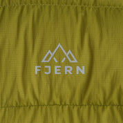 Womens Arktis III Down Hooded Jacket (Cardamom Seed/Winter Moss)