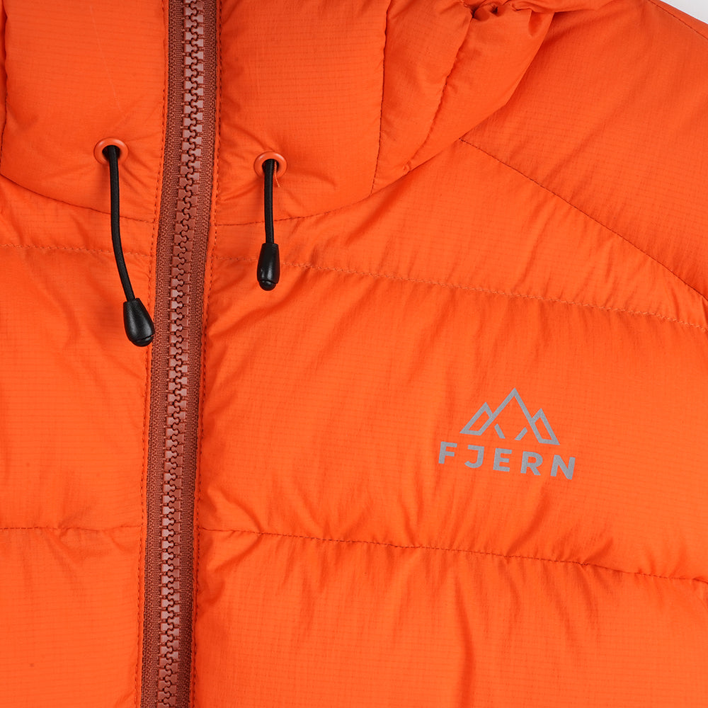 Womens Arktis III Down Hooded Jacket (Koi/Baked Clay)