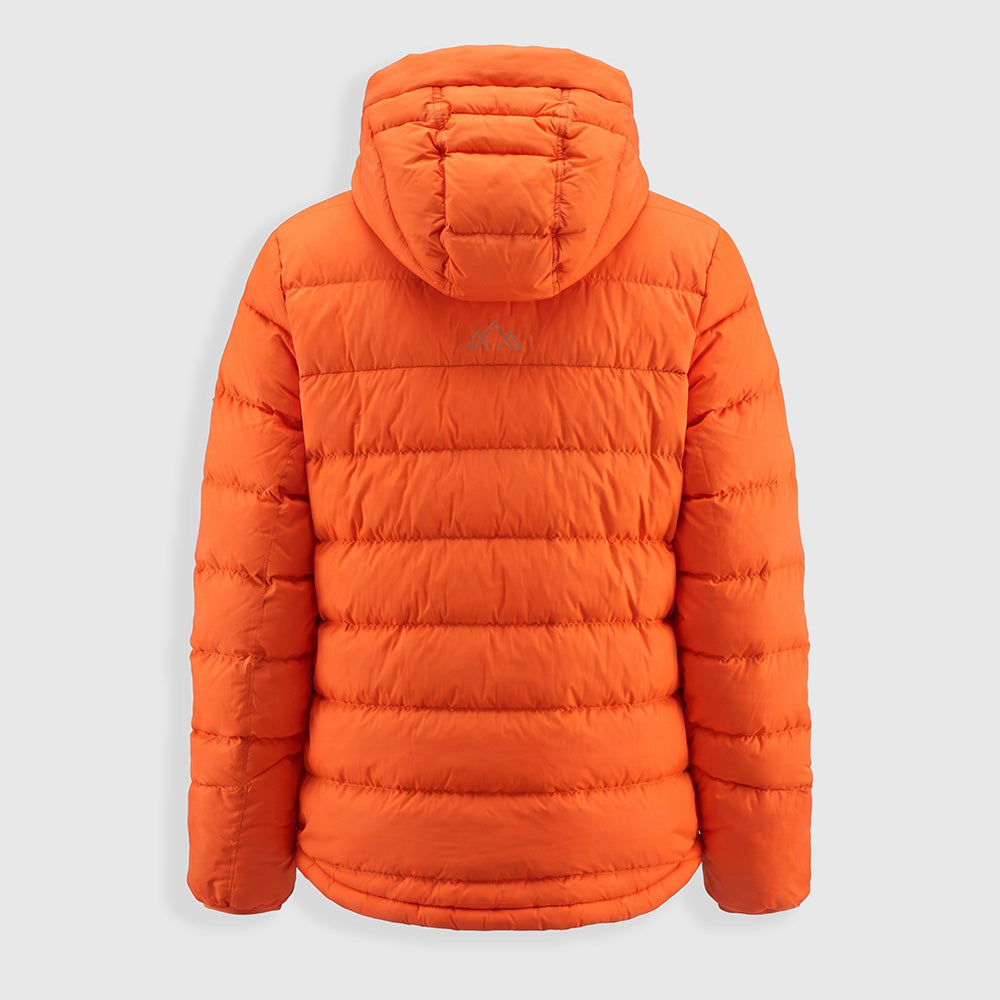 Womens Arktis III Down Hooded Jacket (Koi/Baked Clay) ✦AI