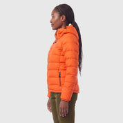 Womens Arktis III Down Hooded Jacket (Koi/Baked Clay) ✦AI