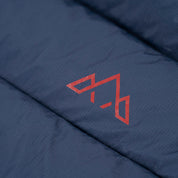 Fjern Womens Arktis III Down Hooded Jacket (Navy/Rust)
