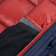 Fjern Womens Arktis III Down Hooded Jacket (Navy/Rust)