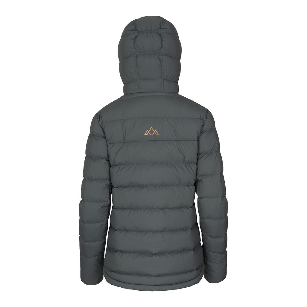 Fjern Womens Arktis III Down Hooded Jacket (Urban Chic/Mustard)
