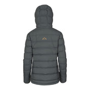 Fjern Womens Arktis III Down Hooded Jacket (Urban Chic/Mustard)