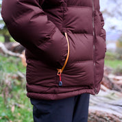 Fjern Womens Aska Waterproof Down Jacket (Aubergine/Mustard)