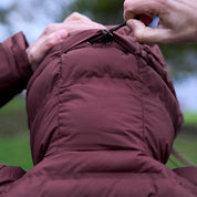 Fjern Womens Aska Waterproof Down Jacket (Aubergine/Mustard)