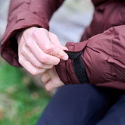 Fjern Womens Aska Waterproof Down Jacket (Aubergine/Mustard)