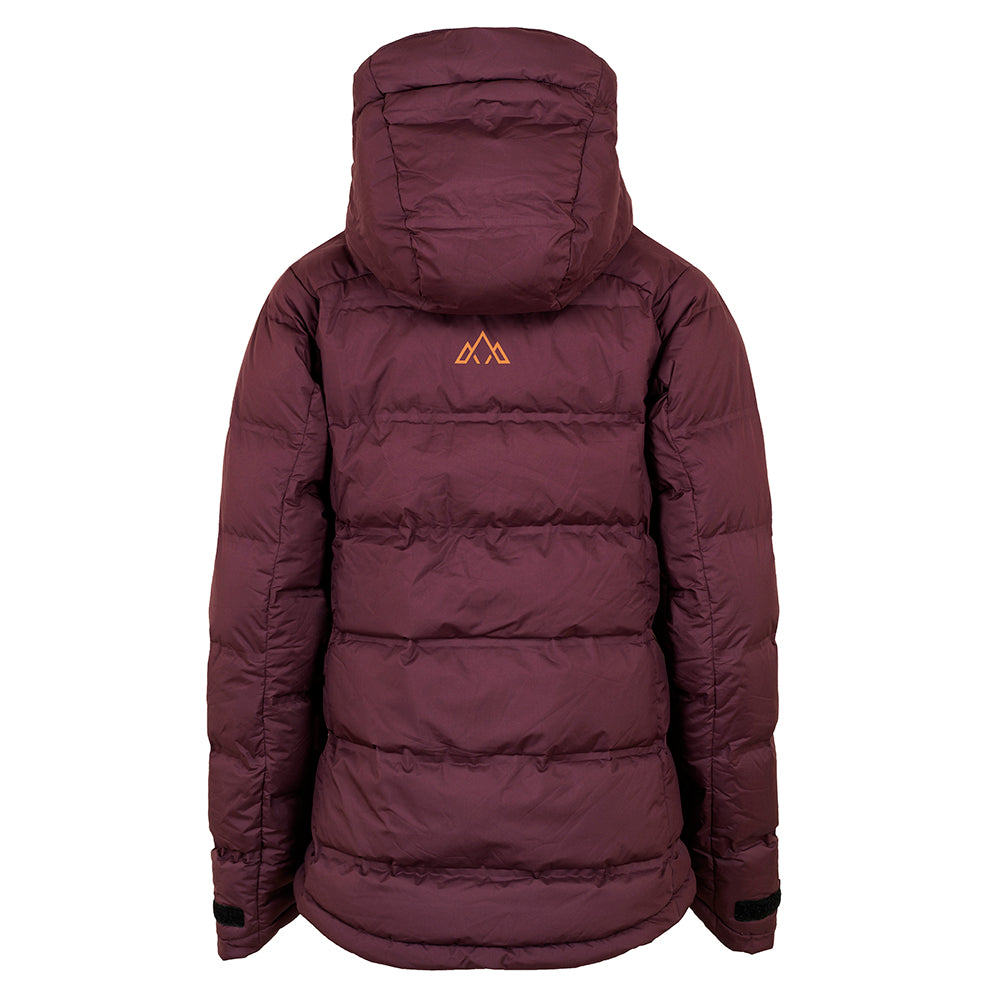 Fjern Womens Aska Waterproof Down Jacket (Aubergine/Mustard)