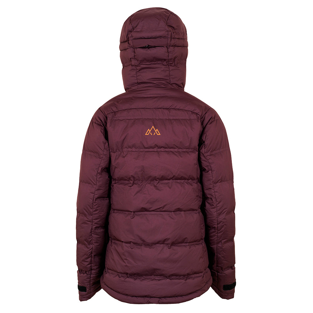 Fjern Womens Aska Waterproof Down Jacket (Aubergine/Mustard)