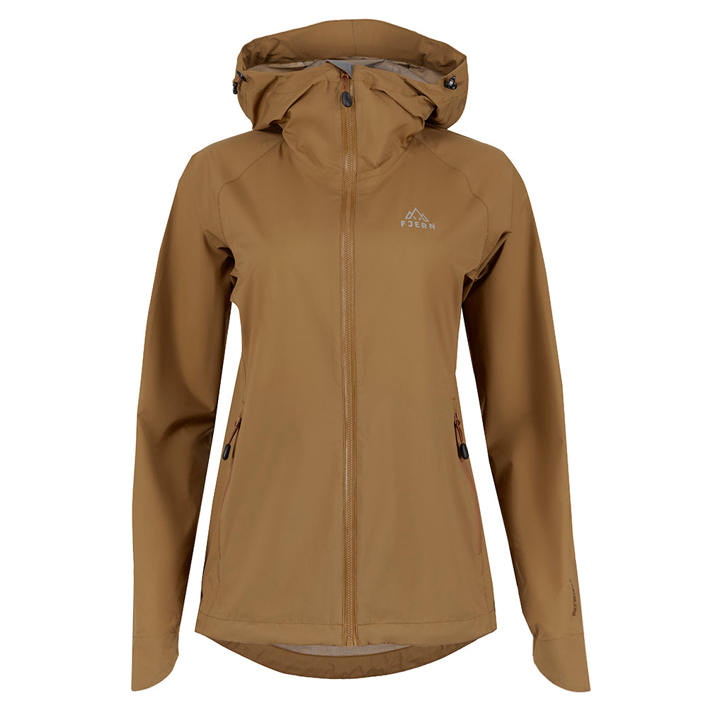 Womens Aventyr 2.5L Waterproof Packable Jacket (Mustard/Spice)