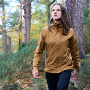 Womens Aventyr 2.5L Waterproof Packable Jacket (Mustard/Spice)