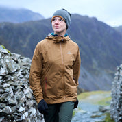 Womens Aventyr 2.5L Waterproof Packable Jacket (Mustard/Spice)