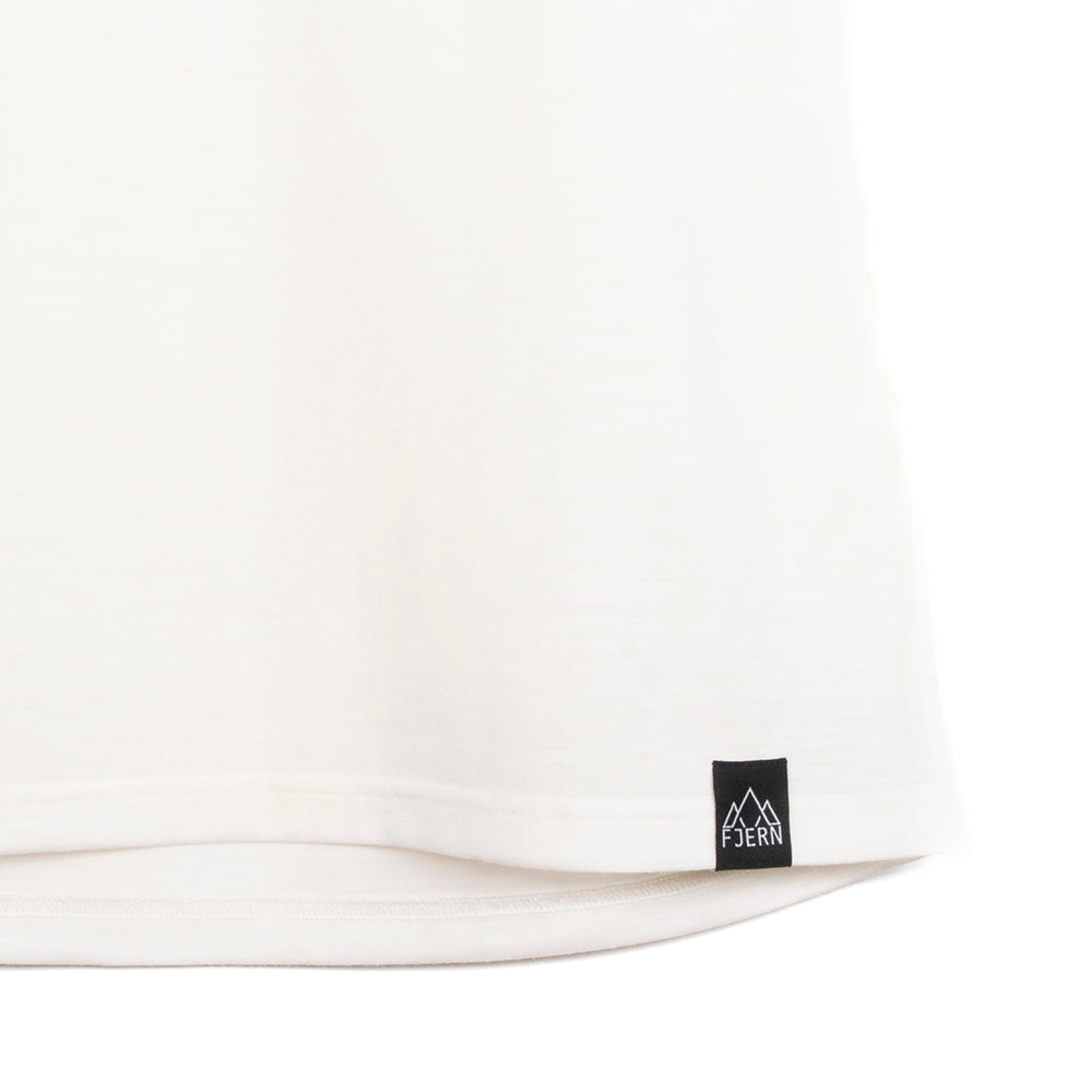 Womens Beyond Boundaries Merino Blend T-Shirt (Chalk/Navy)