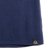Womens Beyond Boundaries Merino Blend T-Shirt (Navy/Mineral Blue)