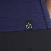 Womens Beyond Boundaries Merino Blend T-Shirt (Navy/Mineral Blue)