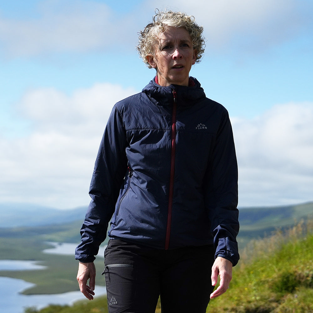Fjern Womens Breen II Active Jacket (Navy/Rust)