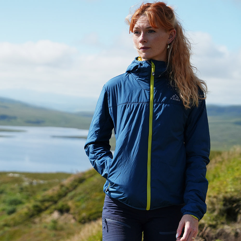 Fjern Womens Breen II Active Jacket (Poseidon/Citrus)