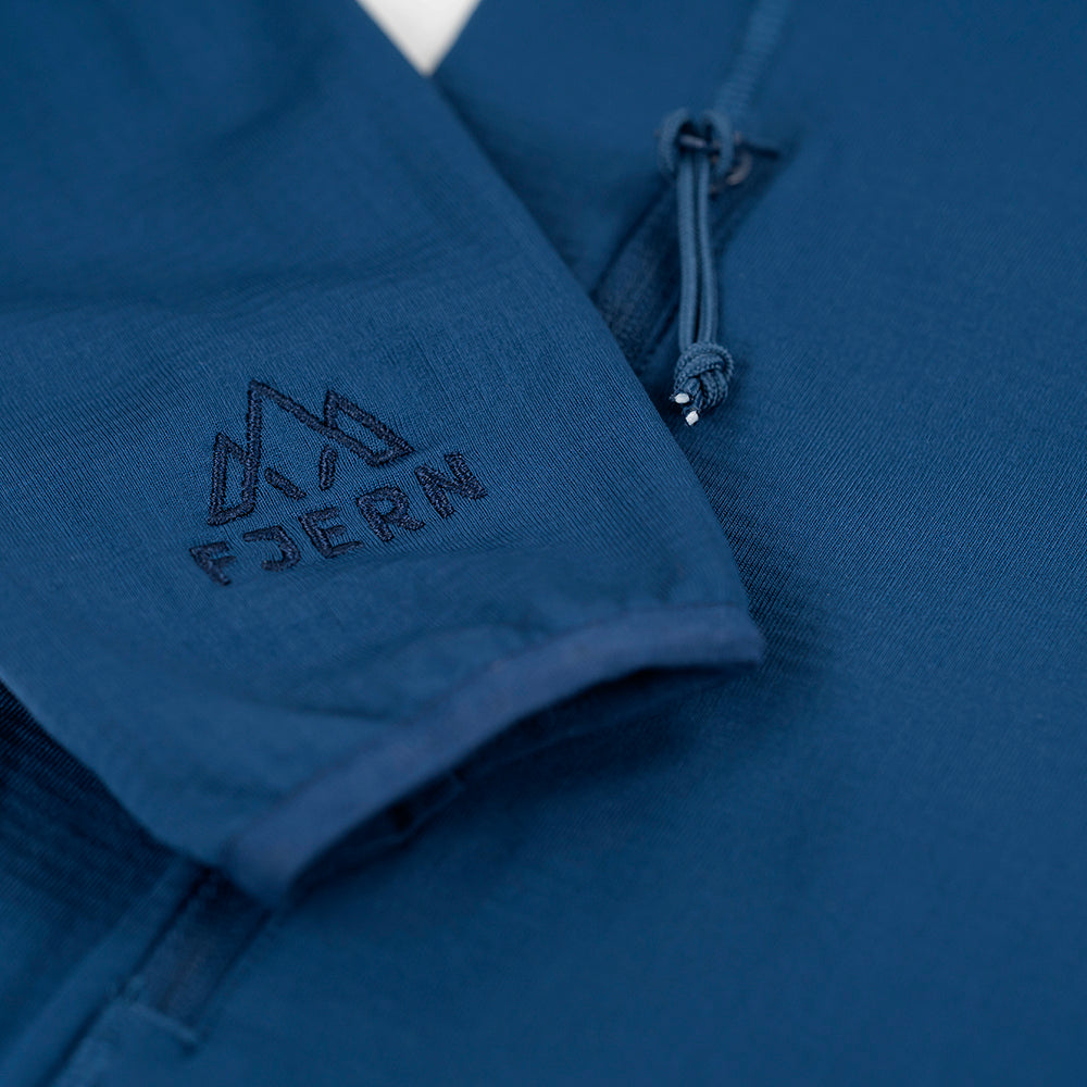 Fjern Womens Bresprekk II Full Zip Grid Pullover (Poseidon/Navy)