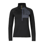 Fjern Womens Bresprekk II Half Zip Grid Pullover (Black/Storm)