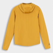 Womens Bresprekk II Hooded Full Zip Grid Fleece (Harvest Gold/Poseidon)