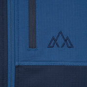 Womens Bresprekk II Hooded Full Zip Grid Fleece (Navy/Poseidon)