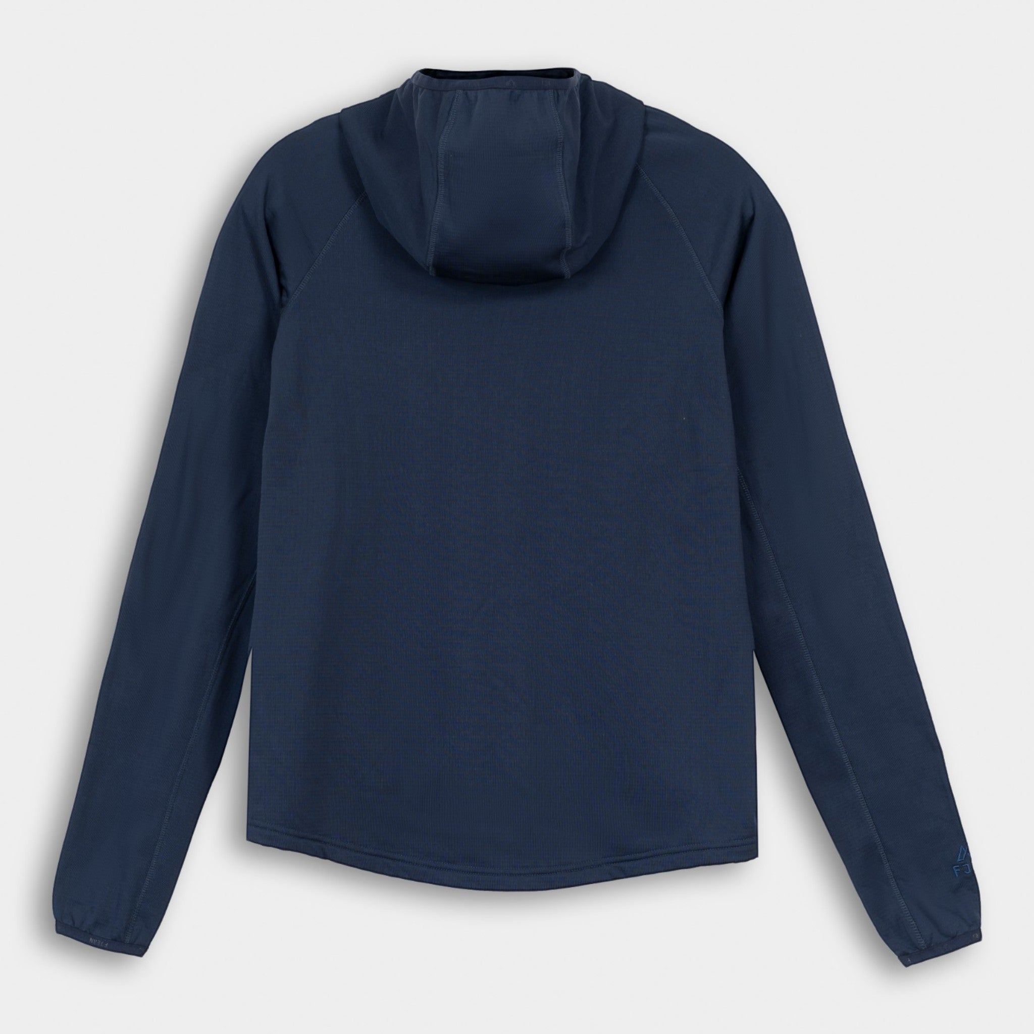 Womens Bresprekk II Hooded Full Zip Grid Fleece (Navy/Poseidon)