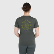 Womens Camping Merino Blend T-Shirt (Urban Chic/Lime)