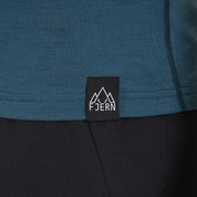 Womens Catch The Wild Merino Blend T-Shirt (Petrol/Arctic)