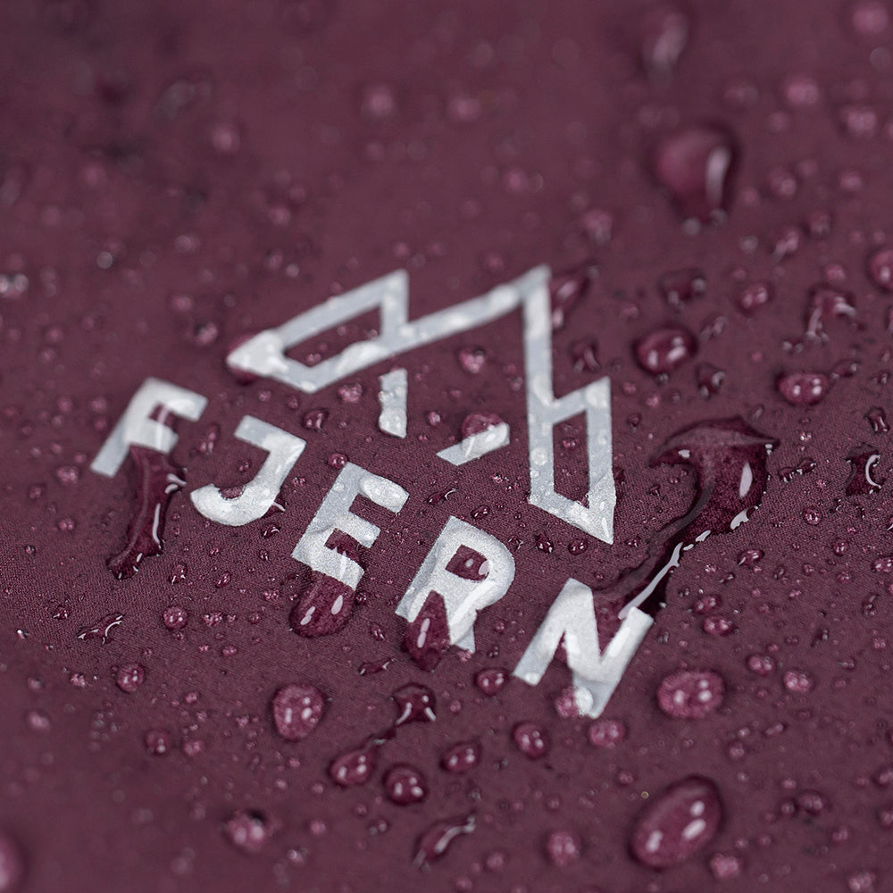 Fjern Womens Eldfjall Waterproof Down Jacket (Aubergine/Navy)