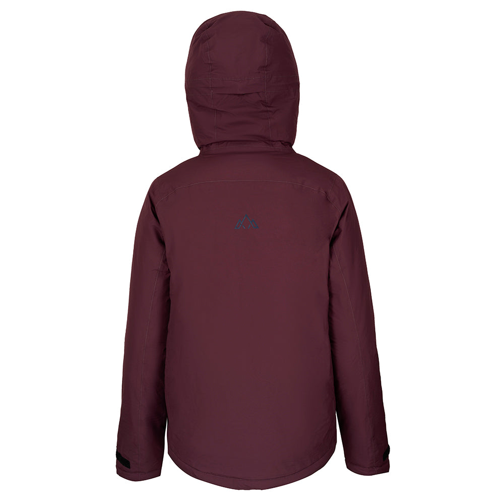 Fjern Womens Eldfjall Waterproof Down Jacket (Aubergine/Navy)